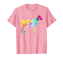 Load image into Gallery viewer, Colorful Abstract Goat shirt for women Premium T-Shirt T-Shirt