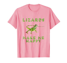 Load image into Gallery viewer, Lizards Make Me Happy Reptile Shirt