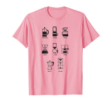 Load image into Gallery viewer, Coffee Brew Method T-Shirt - Perfect Gift for Coffee Lovers