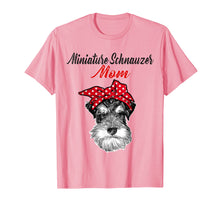 Load image into Gallery viewer, Miniature Schnauzer Mom T-shirt Mother's Day Gift