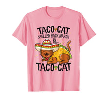 Load image into Gallery viewer, Cute Cat Tshirt, Tacocat Spelled Backwards is Taco Cat Shirt