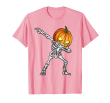 Load image into Gallery viewer, Halloween shirts for Boys Kids Dabbing Skeleton Pumpkin Tees