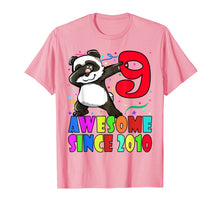 Load image into Gallery viewer, Born In 2010 9th Birthday Shirt Girl Boy Dabbing Panda Bday