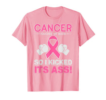Load image into Gallery viewer, Kick Cancer Ass Funny Support Breast Cancer Awareness Shirt