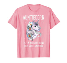 Load image into Gallery viewer, Auntiecorn TShirt Cute Unicorn Lover Mother Day Gift Aunt