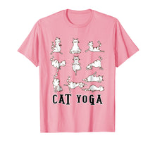 Load image into Gallery viewer, Fun Cat Yoga Gift T Shirt, Cute Family Gift, Lt