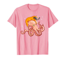 Load image into Gallery viewer, Sloth Riding Octopus Funny T-Shirt