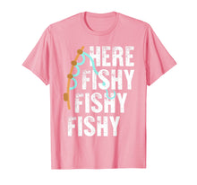 Load image into Gallery viewer, Here Fishy Fishy Lucky Fisherman T-Shirt: Fishing Game On