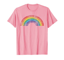 Load image into Gallery viewer, Rainbow Shirt Vintage Retro 80's Style Gay Pride Gift
