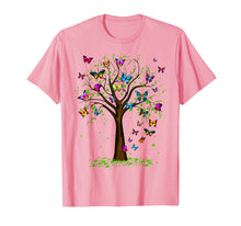 Load image into Gallery viewer, Butterflies Tree Awesome T shirt In St. Patrick's Day