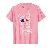Load image into Gallery viewer, Australian Cattle Dog American Flag Blue Heeler T Shirt