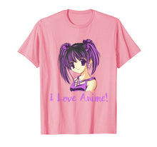 Load image into Gallery viewer, I Love Anime! Anime Girl T-Shirt Manga