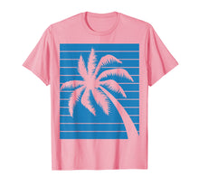 Load image into Gallery viewer, Blue Tropical Palm Tree T-Shirt