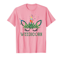 Load image into Gallery viewer, Weedicorn Tshirt - Funny Weed Unicorn Lover Tee Shirt