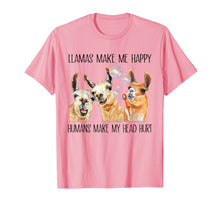 Load image into Gallery viewer, LLama Make Me Happy Humans Make My Head Hurt