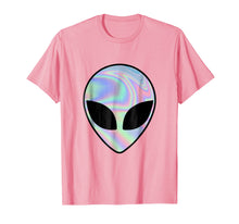 Load image into Gallery viewer, Alien Head Holographic Party Rave Trippy Shirt, men women
