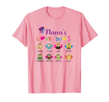 Load image into Gallery viewer, Nana's Love Bugs Funny T-shirt