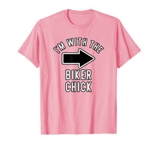 Load image into Gallery viewer, Couples Halloween Costume Shirts I'm With The Biker Chick T-Shirt