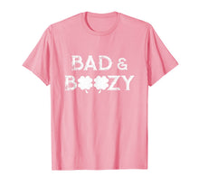 Load image into Gallery viewer, Funny Bad And Boozy Irish Shamrock St.Patrick's Costume T-Shirt-779086