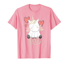 Load image into Gallery viewer, Unicorn Love Heart Valentine's Day Shirt for Women Girls T-Shirt-792655