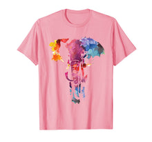 Load image into Gallery viewer, Elephant Watercolor Art Design For People Who Love Elephants T-Shirt