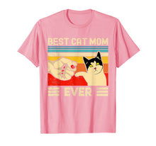 Load image into Gallery viewer, Best Cat Mom Ever T-Shirt Funny Cat Mom Mother Vintage Gift T-Shirt-530674