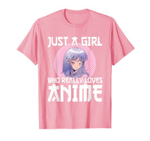 Load image into Gallery viewer, Anime Girl Merch Otaku Gift Just A Girl Who Loves Anime T-Shirt-279331