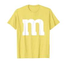 Load image into Gallery viewer, Letter m Shirt lower Case Halloween alphabet costume T-Shirt