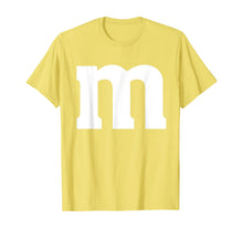 Load image into Gallery viewer, Letter m Shirt lower Case Halloween alphabet costume T-Shirt