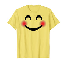 Load image into Gallery viewer, Halloween Emojis Costume Shirt Blushing Smiling Emoticon T-Shirt