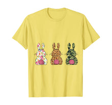 Load image into Gallery viewer, Floral Leopard Camouflage Easter Bunny Flower Rabbit Gift T-Shirt-329059