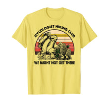 Load image into Gallery viewer, Mycologist hiking club we might not get there Sloths vintage T-Shirt-142664