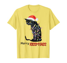 Load image into Gallery viewer, Merry Kissmyass Funny \Black Cat Christmas Tree Gifts T-Shirt