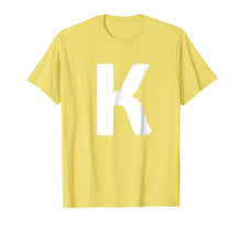 Load image into Gallery viewer, Letter K Uppercase Alphabet T-Shirt