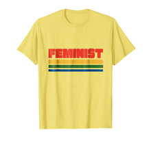 Load image into Gallery viewer, Retro feminist t-shirt 70s style feminism tee shirts