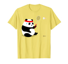 Load image into Gallery viewer, Badminton T-shirt: Panda Getting Sweaty