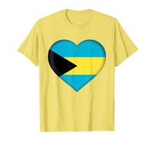 Load image into Gallery viewer, I Love Bahamas T-Shirt | Bahamian Flag Heart Outfit