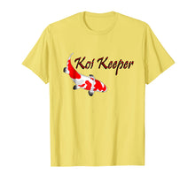 Load image into Gallery viewer, Butterfly Koi Pond Showa Koi Fish Tancho Sanke Men T Shirt