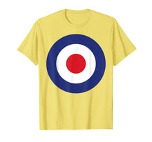Load image into Gallery viewer, RAF Roundel British Target Logo Bullseye Pop Art & MOD Tee