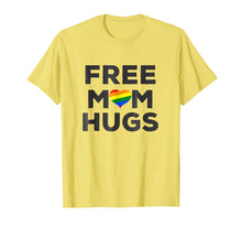 Load image into Gallery viewer, Free Mom Hugs LGBT Gay Rainbow Pride Flag T-Shirt