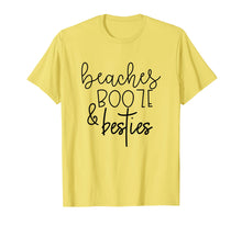 Load image into Gallery viewer, Beaches Booze and Besties Funny Summer BFF Gift Her Vacation T-Shirt
