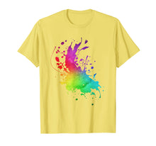Load image into Gallery viewer, Artist Smock Fun Artist Watercolor Paint Splatter T-Shirt