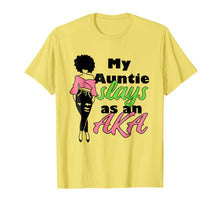 Load image into Gallery viewer, AKA Sorority Paraphernalia Gift Shirt for Pretty Alpha Aunt