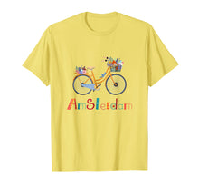 Load image into Gallery viewer, Amsterdam Bike T Shirt Bicycle City Retro Cycling Gift Tee