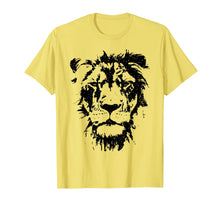 Load image into Gallery viewer, Lion Face T Shirt. Cool Zoo Animals T-Shirt Zoo Keeper