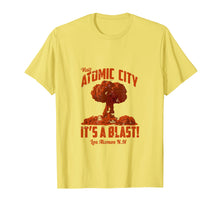 Load image into Gallery viewer, Atomic City, It's a blast T-Shirt. Retro nuclear cloud tee