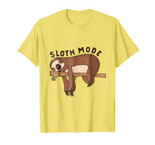 Load image into Gallery viewer, Sloth Mode Lazy Sleepy Sloth T Shirt