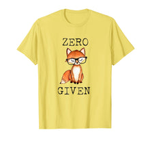 Load image into Gallery viewer, Zero Fox Given Funny Fox Shirt With Hipster Nerd Glasses