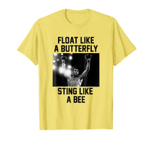 Load image into Gallery viewer, Muhammad Ali Float Like A Butterfly Sting Like a Bee T-Shirt