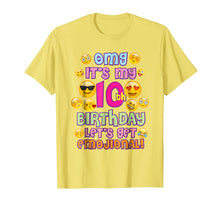 Load image into Gallery viewer, Emoji Shirt For Girls Birthday 10 Ten Year Old Emoji Fun